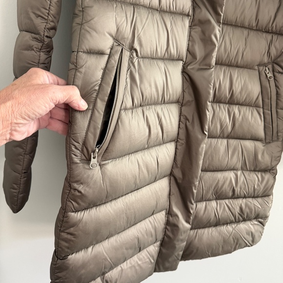 Tuckernuck Save the Duck Ultra Light Puffer Coat  Vegan Down Lightweight Brown S - Picture 8 of 13